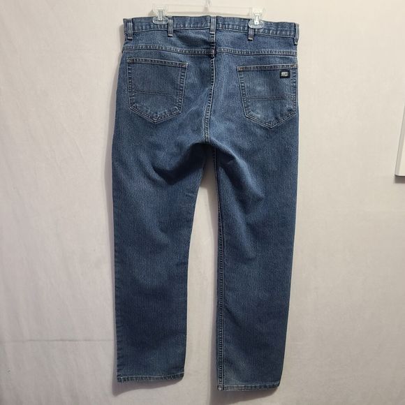 Key Flex Denim Jeans Men's Size 38x34 Blue Denim - Picture 3 of 10